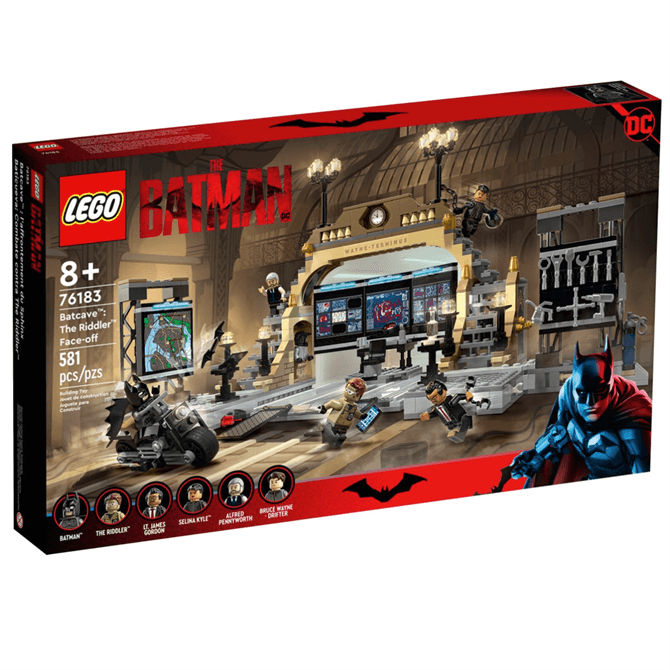 Lego Batcave The Riddler Face-off 76183